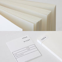 Carnet MD en coton A5 vierge